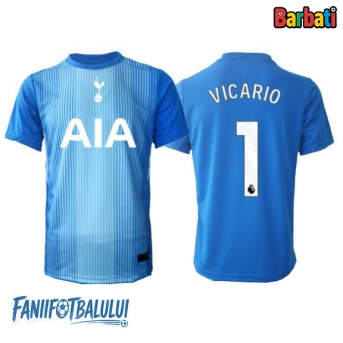 Tottenham Hotspur Guglielmo Vicario #1 Portarii Tricou Fotbal Replică 2025-26 Barbati Deplasare